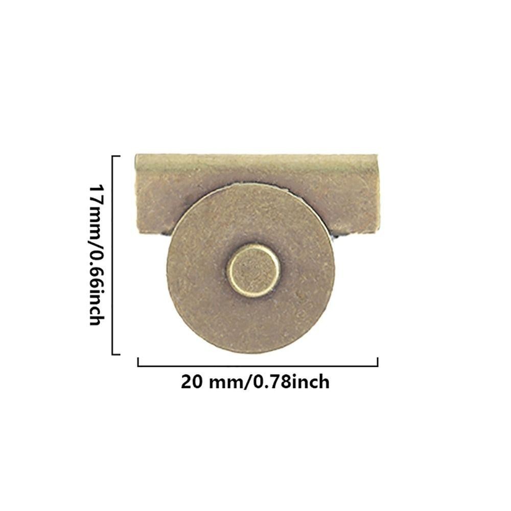 HOBBYIN Phụ kiện khóa túi HOBBYIN 5 cặp, Nút không may tự may 14 / 18mm, Ví đựng túi xách Ví thủ công DIY Khóa ẩn Chốt nút cho túi quần áo Giày