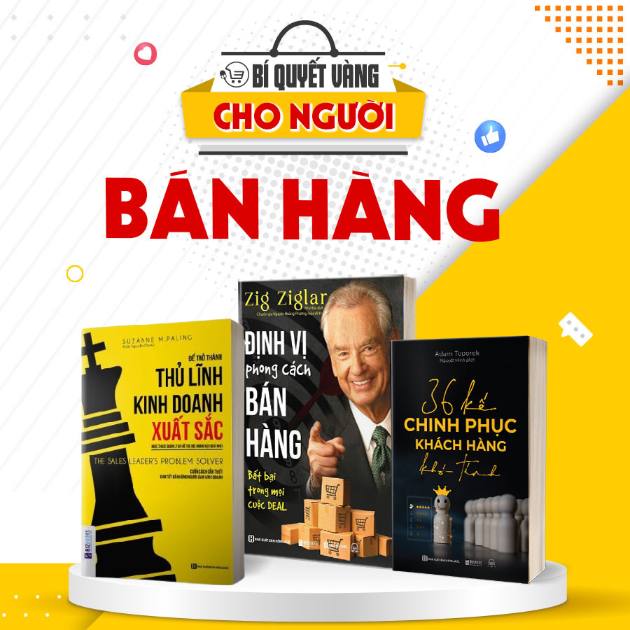 Sách - Thủ Lĩnh Kinh Doanh, Định Vị Phong Cách Bán Hàng, 36 Kế Chinh Phục Khách Hàng (Combo/lẻ tùy chọn)