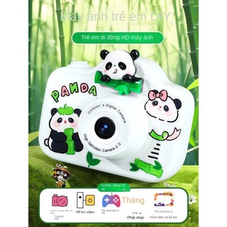 Camera gấu trúc trẻ em có thể chụp ảnh, quà tặng sinh nhật bé trai và bé gái, đồ chơi bé gái, máy ảnh màu