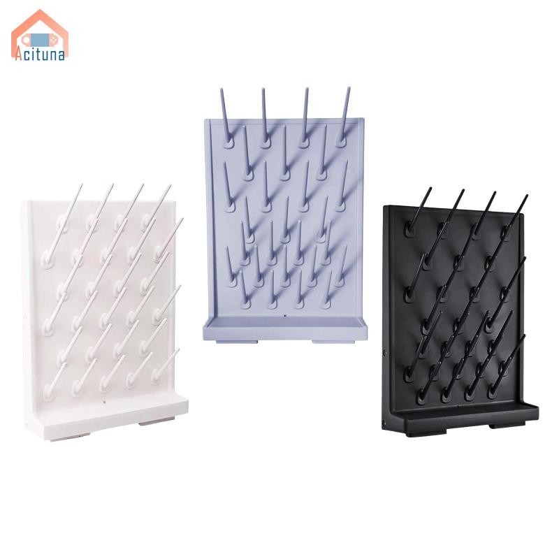 27 Chốt Phòng Thí Nghiệm Thủy Tinh Giá Phơi Chai Phụ Kiện Chắc Chắn 4.7x15.7x21.6inch