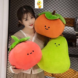 Plus Creative Fruit Series Đồ Chơi Sang Trọng Trái Cây Mini Táo Cam Cà Chua Hồng Lê Bàn Văn Phòng Trang Trí Phòng Ngủ Gối Và Đệm Trẻ Em Bé Gái Sinh Nhật Quà Tặng Giáng Sinh