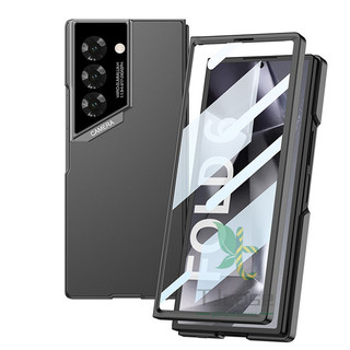 Ốp lưng gấp siêu mỏng Slim Raptor cho Samsung Galaxy Z Fold 6 Vỏ kính cường lực phía trước thân thiện với da