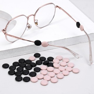 20 Cái Móc Tai Kính Hình Tròn - Kính Mắt Bảo Vệ Chân - Chống Trơn Trượt, Chống Mất, Silicon - Giá Đỡ Kính Mắt Phụ Kiện