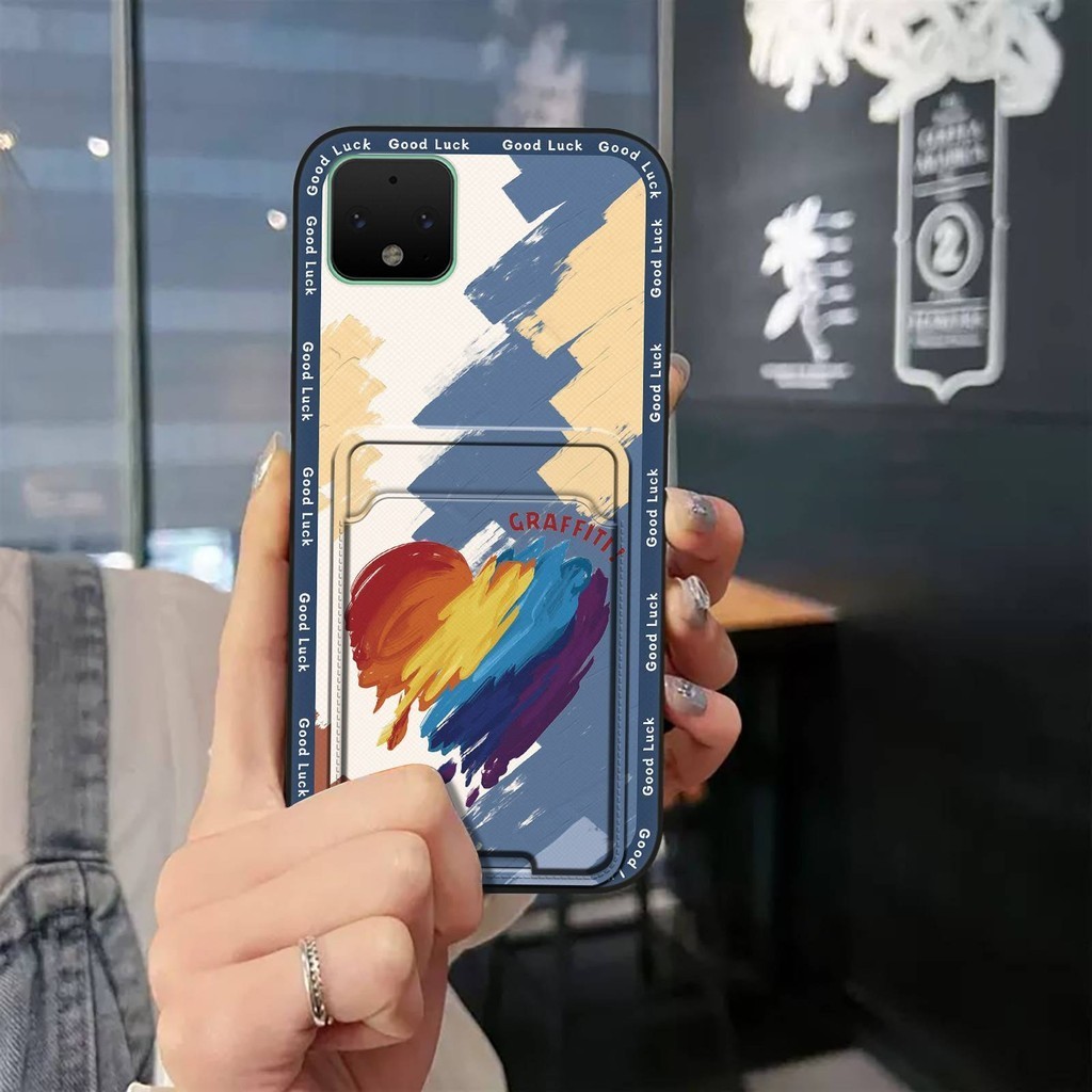 Card bag Dirtresistant Phone Case For Google Pixel 4 Soft case TPU