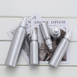 30ml / 50ml / 100ml / 120ml / 150ml / 250ml Chai xịt rỗng bằng nhôm du lịch Mini Nước hoa có thể đổ lại Hộp đựng mỹ phẩm Máy phun sương