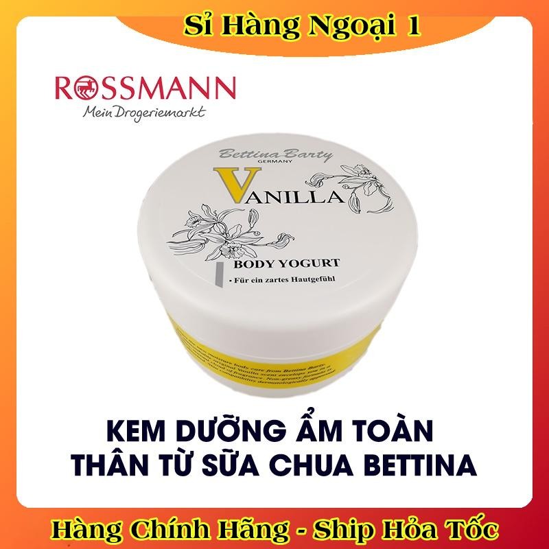 Bộ Sữa tắm, Lăn khử mùi, Dưỡng thể Vanilla Bettina Barty của Đức - Date mới nhất Đủ Bill