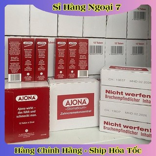 [ Mẫu mới nhất] KEM ĐÁNH RĂNG AJONA TUÝP 25ML LOẠI BỎ CAO VÀ CHỐNG VIÊM LỢI- NỘI ĐỊA ĐỨC