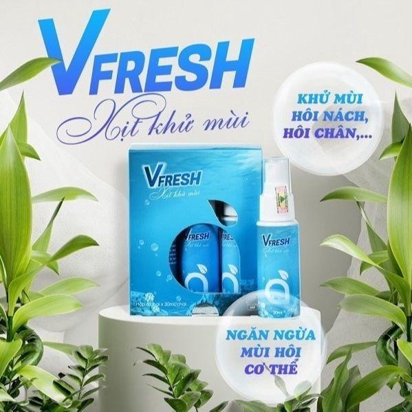 Ô - xịt khử mùi vfresh không cồn