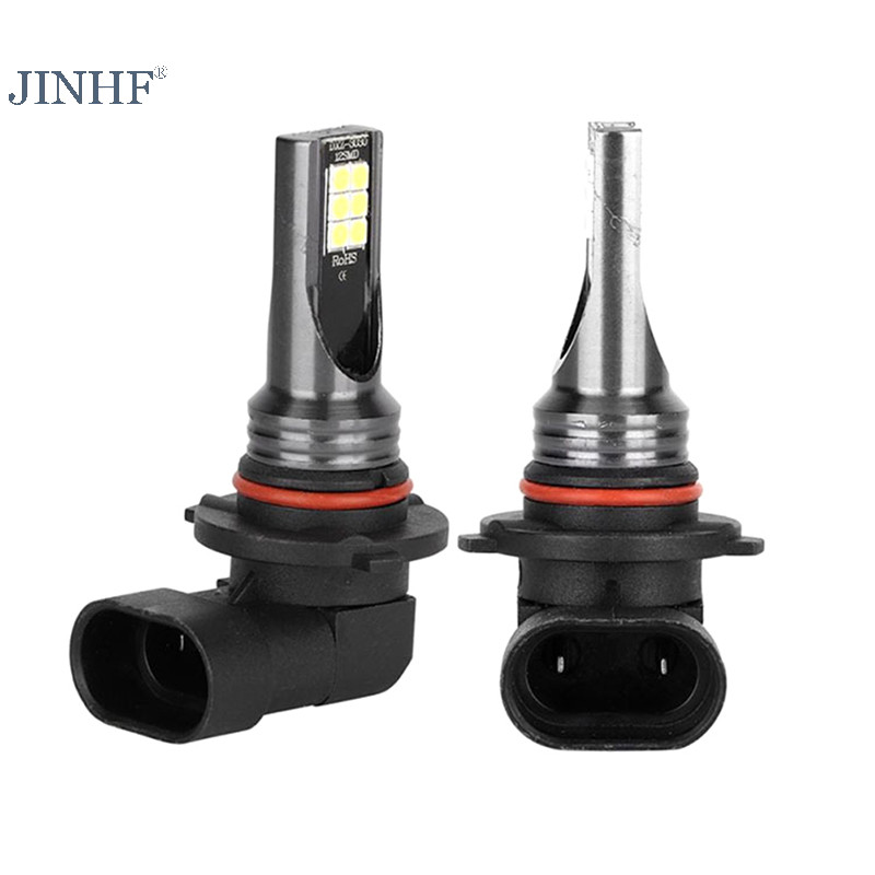 Jinhf 2 Chiếc H8 H11 Đèn Led Led Siêu Sáng Đèn Sương Mù Ô Tô Lái Xe Ngày Chạy Bộ HOT