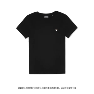 Áo thun ngắn tay đa năng đơn giản dành cho nam nữ GUESS 0608