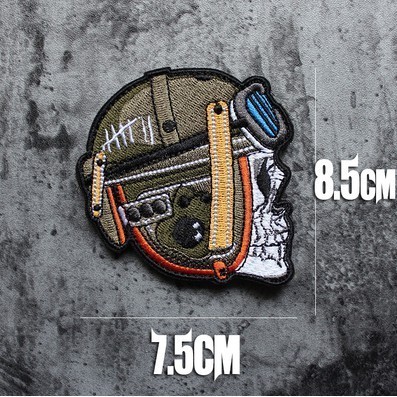 Patch vải velcro chiến binh dán ba lô, nón , quần áo , túi xách _retro