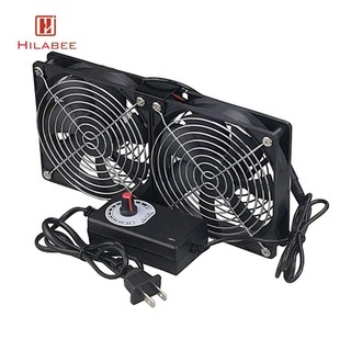 Quạt làm mát không chổi than cho tủ máy tính/máy chủ, thông gió, dùng cho máy sưởi điện và làm mát thú cưng