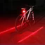 TMOY 2 Laser + 5 LED Phía Sau Đi Xe Đạp Đuôi Xe Đạp Cảnh Báo An Toàn Đèn Nhấp Nháy TCM