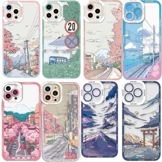 Ốp Điện Thoại Cho Xiaomi Redmi Note 13 Pro 4G 5G 13 12 Pro Plus 12S Redmi 13C 5G 13 A3 Vỏ Anime Dễ Thương Phong Cảnh Camera Bảo Vệ Trong Suốt TPU Silicone Mắt Thiên Thần