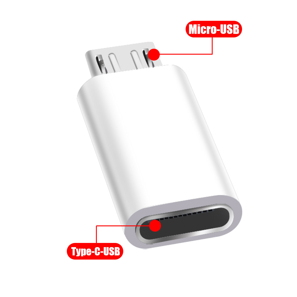 Đầu nối bộ chuyển đổi Type-C sang Micro USB cho thiết bị Xiaomi / Redmi / Huawei / Android cũ, Phụ kiện máy tính bảng điện thoại tương thích OTG