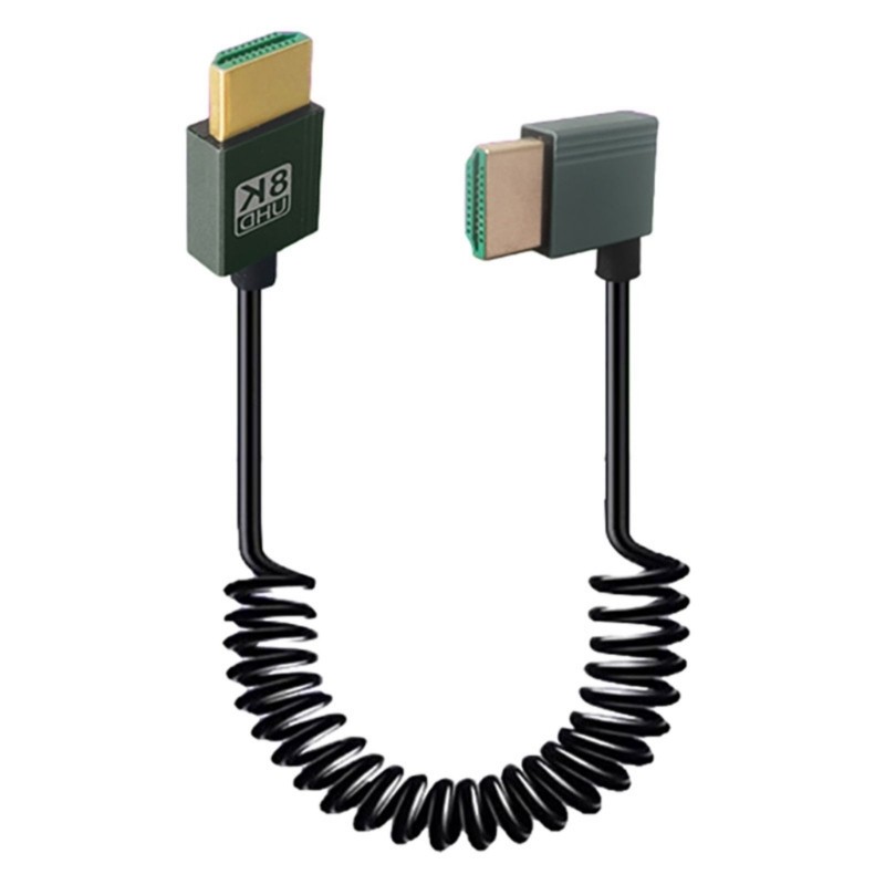 IOR Tốc Độ Nhanh HDMI Tương Thích 2 1 Cáp Cuộn Dây Băng Thông 48Gbps Cáp Mạ Vàng 8K 60Hz Để Tăng Cường Tín Hiệu Transmissi