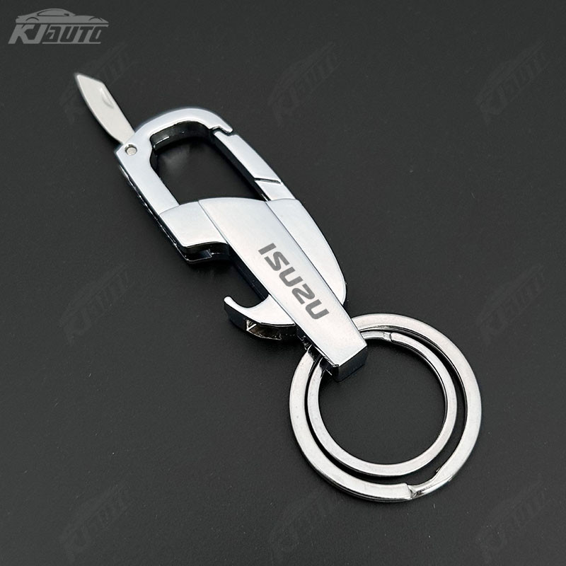 Isuzu Móc Khóa Cụ Thể Đa Năng Chìa Khóa Kinh Doanh Đơn Giản Móc Khóa Ô Tô Cho Xe Tải Elf Traga D-max Mu-x