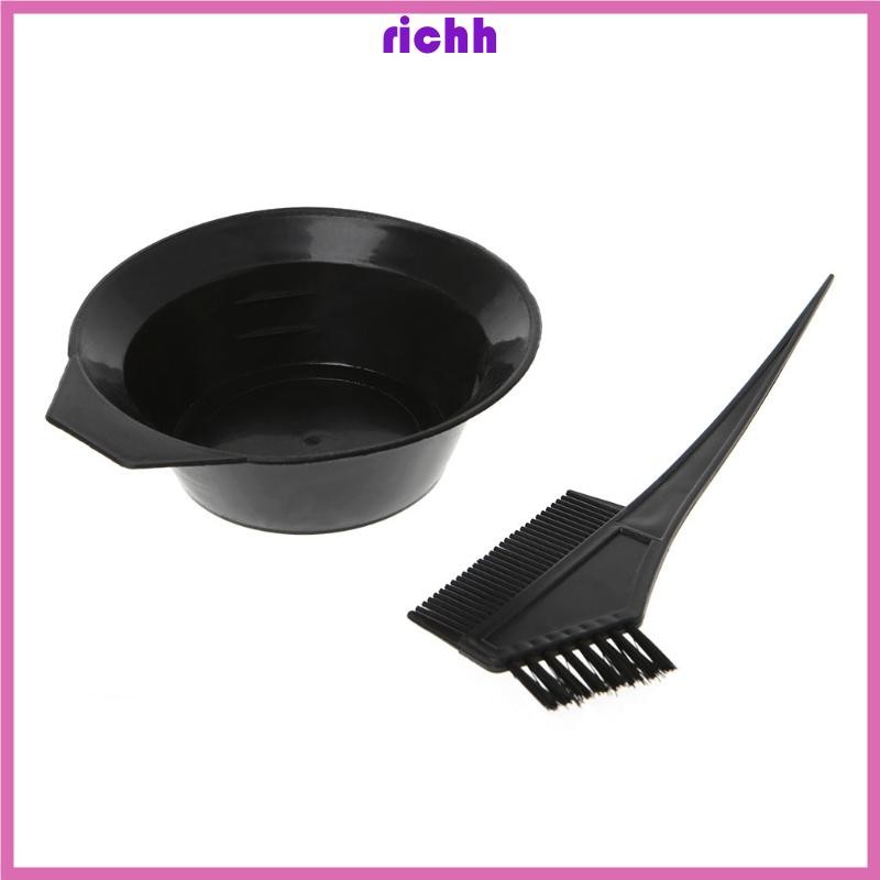 ⚝⚝Richh 2 Chiếc Cọ Màu Bát Combo Bộ Cọ Tô Màu Bộ Tint Tool Bleach