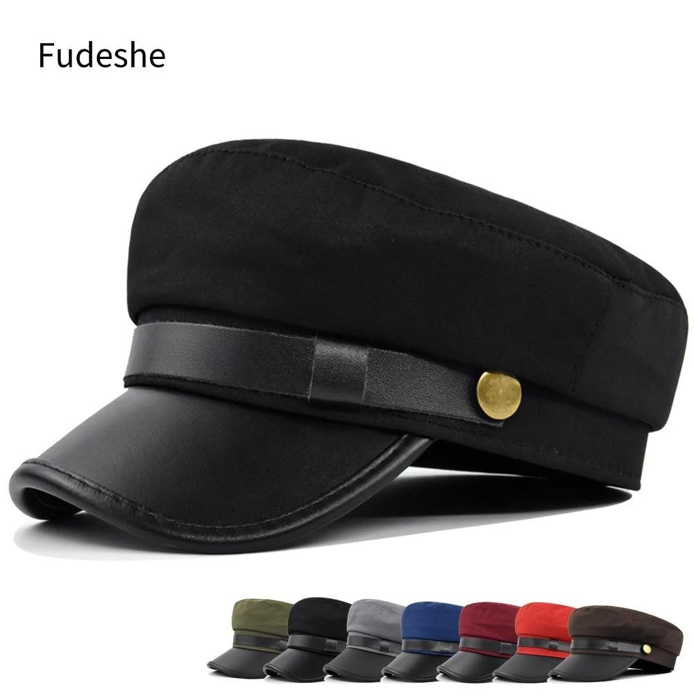 Mũ Hải Quân FUDESHE, Mũ Nồi Phong Cách Anh Cổ Điển, Mũ Phẳng Mũ Salior Mũ Newsboy Mũ Họa Sĩ Mũ Flat Đạt Đỉnh Mũ Nam Nữ