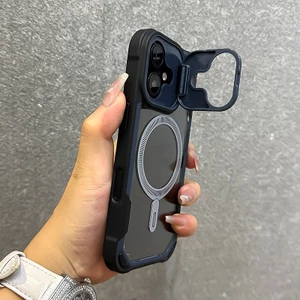 Sang Trọng Bốn Góc Siêu Chống Rơi Từ Tính 16 Promax Ốp Lưng Điện Thoại iPhone 16 15 14 13 12 Pro Max 16 Plus 11 Ốp Lưng Ống Kính Máy Ảnh Đứng Vỏ Bảo Vệ Bao Gồm Tất Cả Chống Sốc Cứng