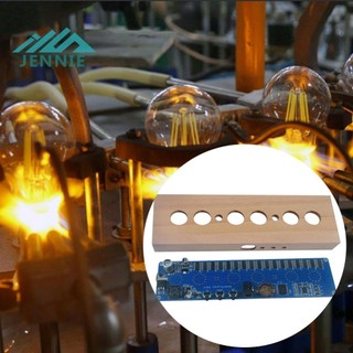 In14 Đồng hồ ống phát sáng Bộ đồng hồ ống DIY Vỏ gỗ sồi IN14 Đồng hồ LED kỹ thuật số ống Nixie DC12V 1A Nhiều màu để hiển thị thời gian [jennie1.vn]