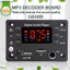 Micro Bluetooth Âm thanh Voiture DC 5V 12V USB 5.0 Mp3 WMA WAV APE Decoder Board Micro âm thanh ô tô rảnh tay USB TF FM Radio Mp3 Loa nghe nhạc