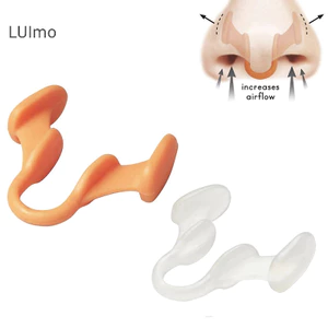 Luimo 1 Cái Kẹp Mũi Silicon Trong Suốt / Cam Chống Ngáy Mũi Dilator Dừng Ngáy Hỗ Trợ Dễ Dàng Thở Cải Thiện Viêm Mũi Khi Ngủ SBS
