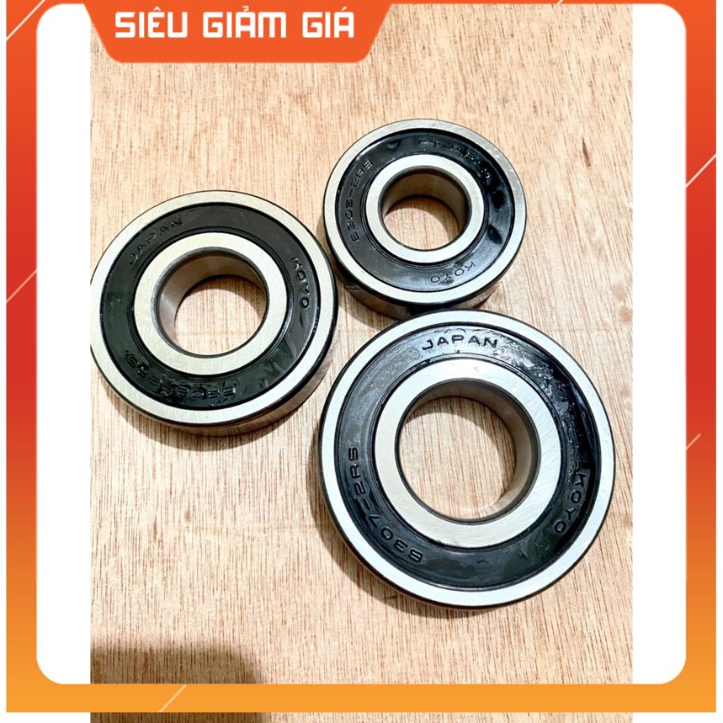 (VTĐL)Vòng bi bạc đạn Koyo 6305 6306 6307 cho máy giặt Aqua LG Toshiba Sanyo Midea