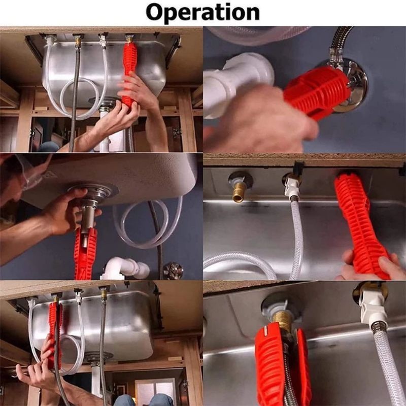 Cờ lê đa năng vặn dây cấp nước Dụng cụ tháo lắp vòi nước FE123