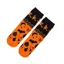 Treeling Unisex Halloween Crew Tất Với Ma Bí Ngô Phù Thủy Họa Tiết Dơi Cho Trang Phục Tiệc Và Cosplay Giữa Bắp Chân