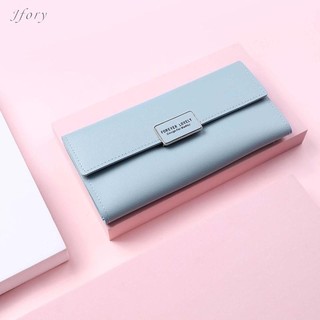 Ví dài dành cho nữ Jfory Thẻ di động có túi dây kéo