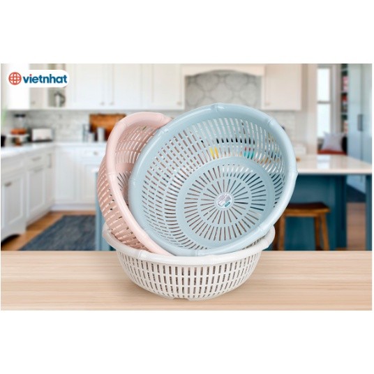 Rổ lẻ đốt trúc Việt Nhật NH296 đựng rau củ quả kèm chậu 3 size bằng ...
