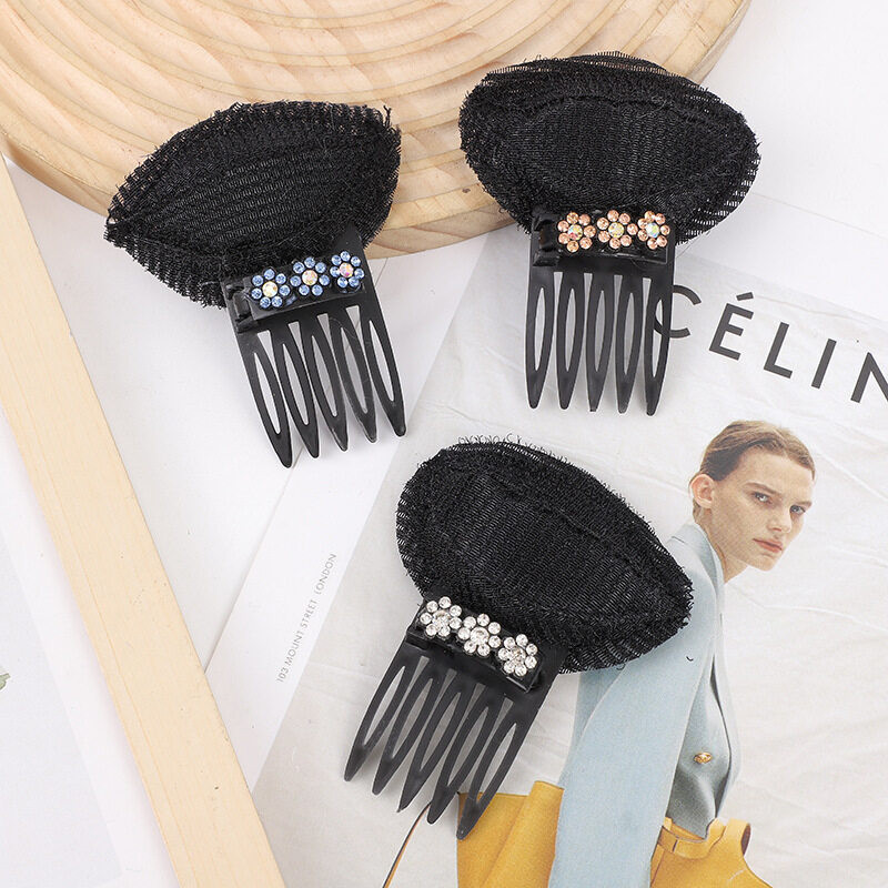 Bọt biển kẹp tóc vô hình - Đế khối lượng puff, đệm tóc bun cho nữ