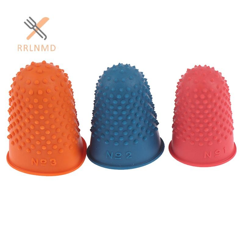 Rrlnmd > 5 Cái Coung Nón Cao Su Thimble Bảo Vệ May Quilter Ngón Tay Đầu Thủ Công MỚI