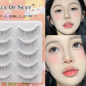 IOIIK Lông mi giả Wispy nữ Lông mi giả lông nhẹ