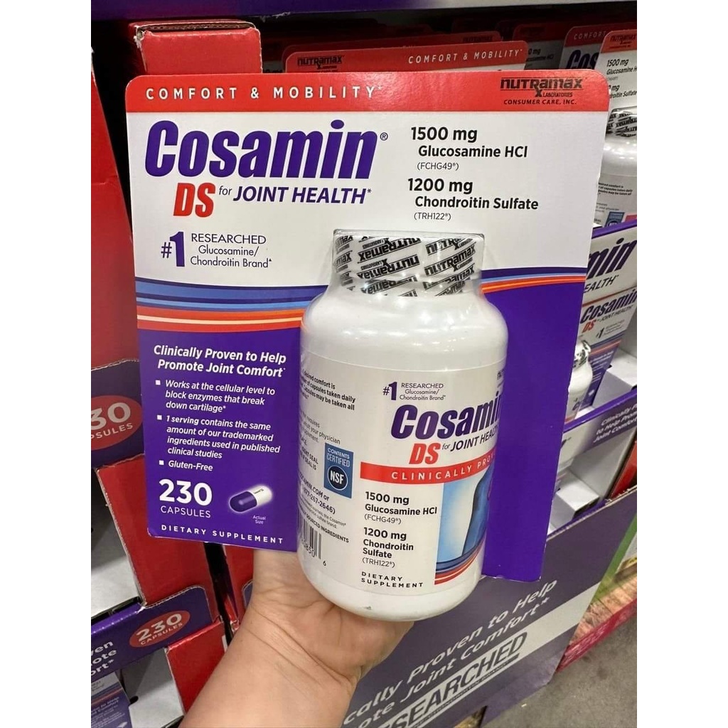 Hàng MỸ Viên tái tạo sụn khớp Cosamin DS 230 viên For Joint Health ...
