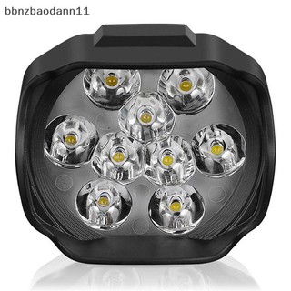 [Bbnzdd] Đèn Pha Xe Máy 9 LED 6W DC12V Điểm Siêu Sáng Trắng Đèn Làm Việc Xe Đạp BVAH