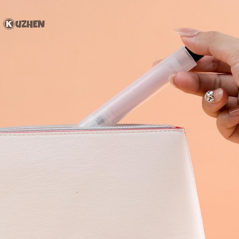 Kuzhen 7ml Đáy ép Rotag Bút chân không Du lịch Chai rỗng Bàn chải tái sử dụng / Silicone / Bút chân không đầu bóng cho nền lỏng HOT