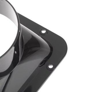 Đầu nối mặt bích treo tường RISEDOT, Khớp nối ống thông gió màu đen ABS, Phụ kiện gia đình Kết nối ống dẫn khí Nhà bếp