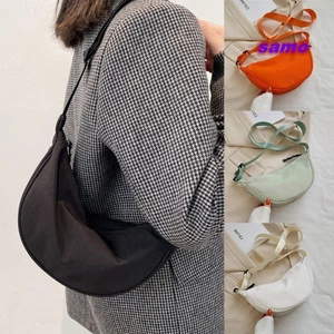 Túi đeo vai SAMO Túi đeo chéo Hobos Nylon thông thường màu cam