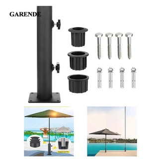 Garande Sân Dù Cực Đứng Dù Dù Kim Loại Ô Ống Chân Đế Cột Cờ Giá Đỡ Cho Dock Bên Ngoài Bể Bơi Ngoài Trời Bleacher