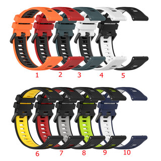 18 20 22mm Thể Thao Ngoài Trời Dây Đeo Silicon Chống Thấm Nước Cho Garmin Venu 4 4s 3 3s Sq 2 / Vivoactive 5 6 / 165 245 255 265 570 970 255s 265s