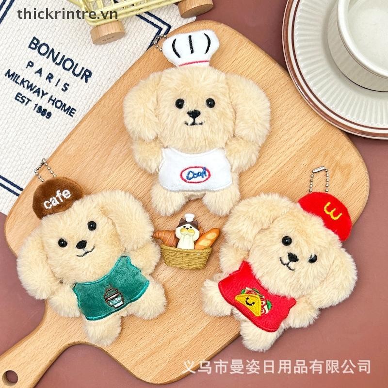 THI Hoạt Hình Sang Trọng Búp Bê Con Chó Con Mặt Dây Chuyền Búp Bê Dễ Thương Trang Trí Mặt Dây Chuyền Ba Lô Mặt Dây Chuyền Trang Trí Quà Tặng VN