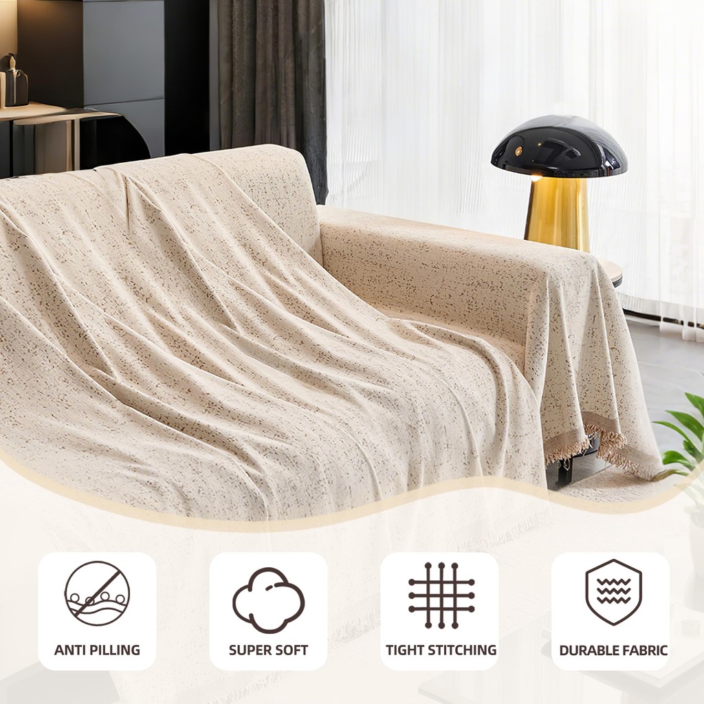Vỏ bọc ghế sofa chống trượt đa năng bốn mùa, Vỏ bảo vệ trẻ em động vật, Chăn sofa có thể giặt được Chenille đa chức năng