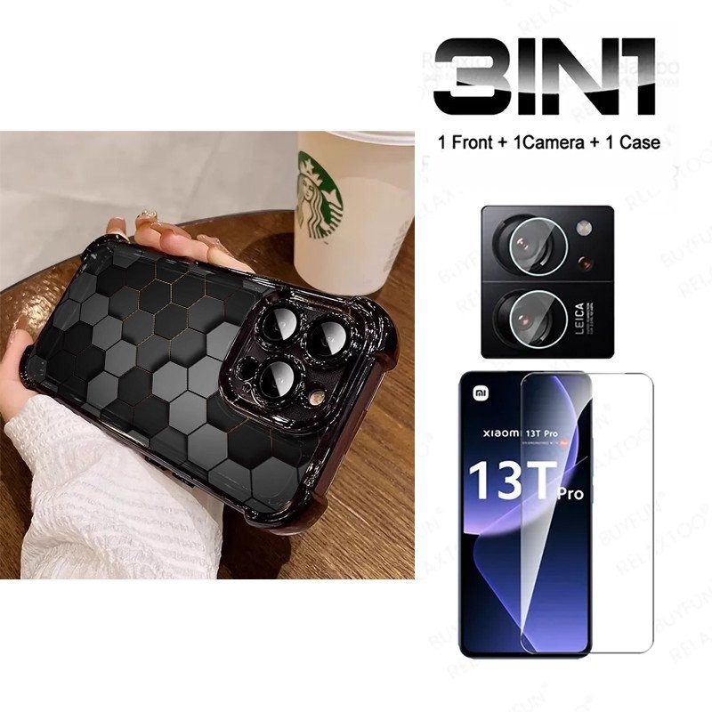 Ốp Lưng Khối Màu Xám Đen 3 In1 Cho Vivo Iq00 Z6x Neo5se Z8x Z9-5g Z9 Turbo Iq00 Z9x Iq00 Z10 13 Ốp Lưng Điện Thoại Mềm Chống Rơi Vỏ Bảo Vệ Dễ Thương WXOI