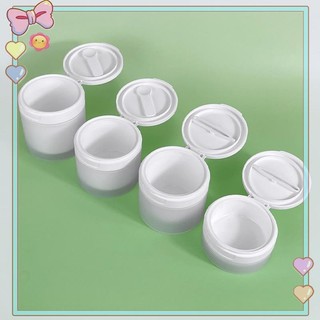 [beautifulhome] 50 / 120g Flip Cover Có Thìa Hoặc Nhíp Chai Có Thể Đổ Lại Nồi Rỗng Du Lịch Kem Dưỡng Da Mặt Mỹ Phẩm Cotton Trang Điểm Lọ [Làm Đẹp]