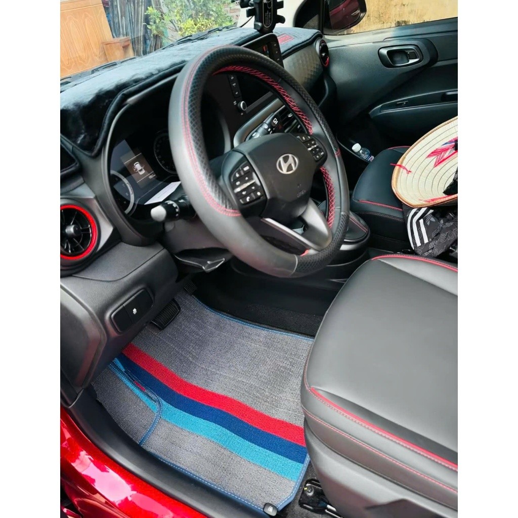 Rối lót sàn ô tô sợi cước cắt theo phom - Hyundai Tucson, Creta, Veloster  đủ các FORM XE