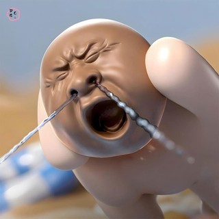 Ngộ nghĩnh Yawning Con Người Rắc Đồ Chơi Ngộ nghĩnh Yawning Mặt Người Đồ Chơi Nước Cho Bé Trai Bé Gái Tiệc Mùa Hè Ngoài Trời