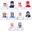 Mũ choàng không bụi CATIYAHA, Mũ bảo vệ cổ màu trơn chống bụi, Xưởng nắp xưởng thoáng khí