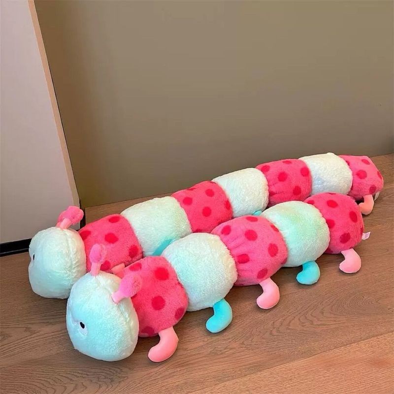 Đệm gối dài Caterpillar dễ thương
